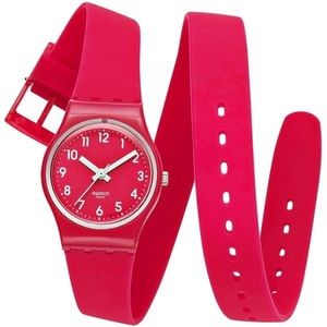 SWATCH double wrap around red vintage watch